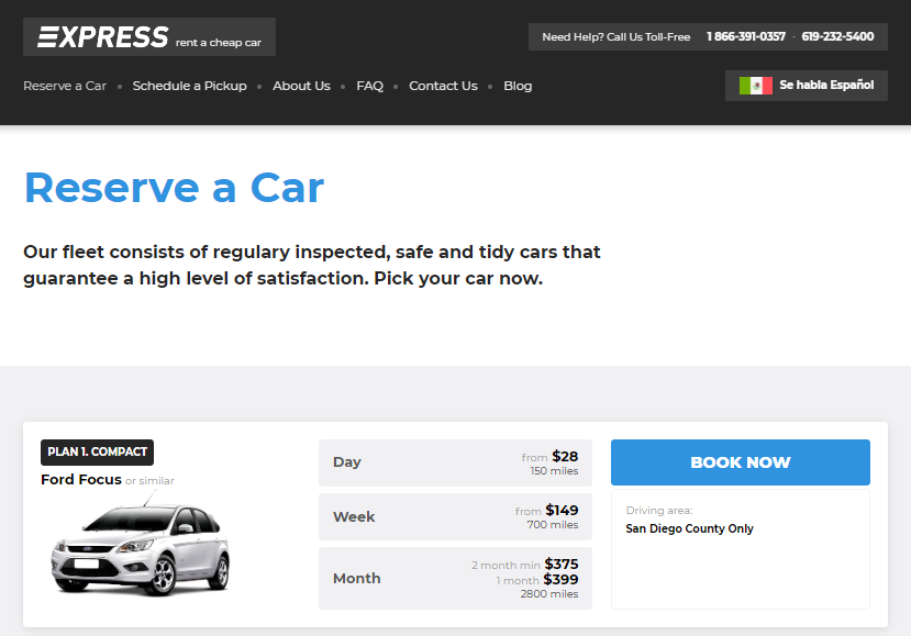 Express Rent a Cheap Car